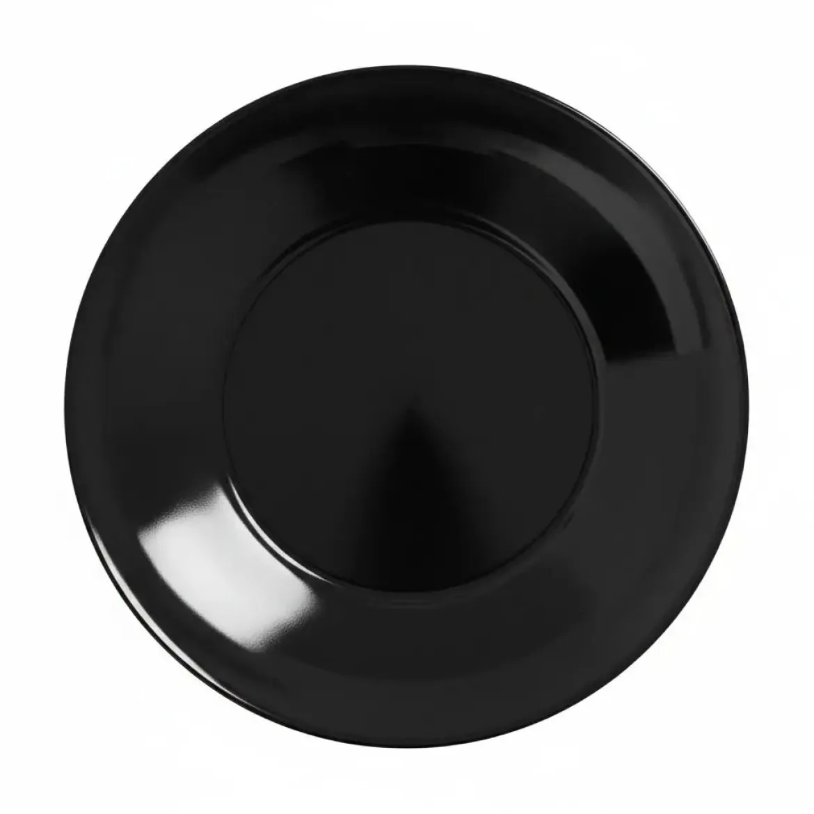 Assiette creuse noire 20 cm Apy