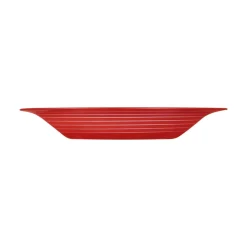 Assiette creuse rouge 21,5 cm Factory