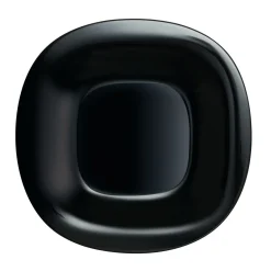 Assiette noire 27 cm Carine
