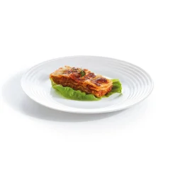Assiette plate blanche 25 cm Harena