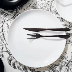 Assiette plate blanche 25 cm Diwali