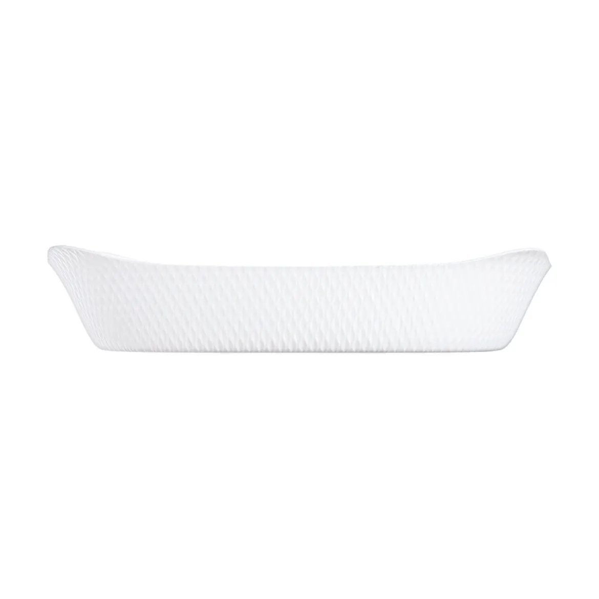 Plat de cuisson blanc 34 x 25 cm Smart Cuisine Wavy