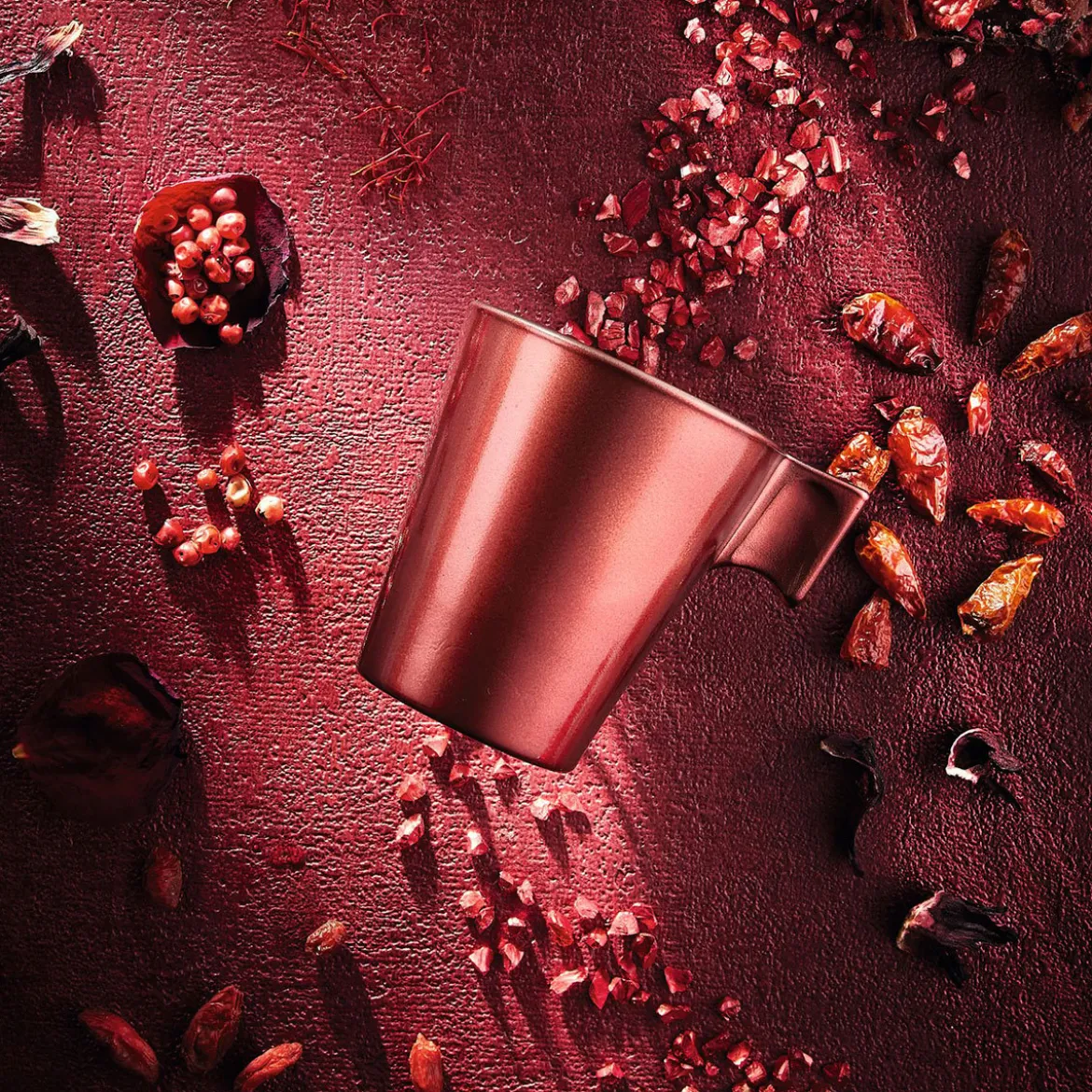 Tasse 8 cl Rouge Astral Flashy