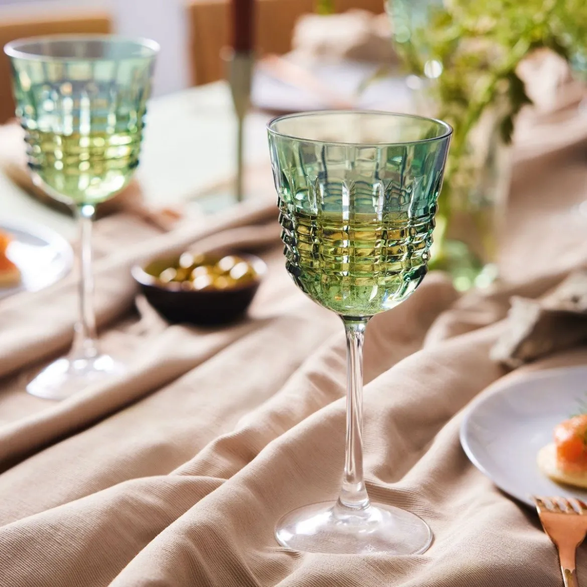 Verre à pied 25 cl Rendez-Vous Brume Vert